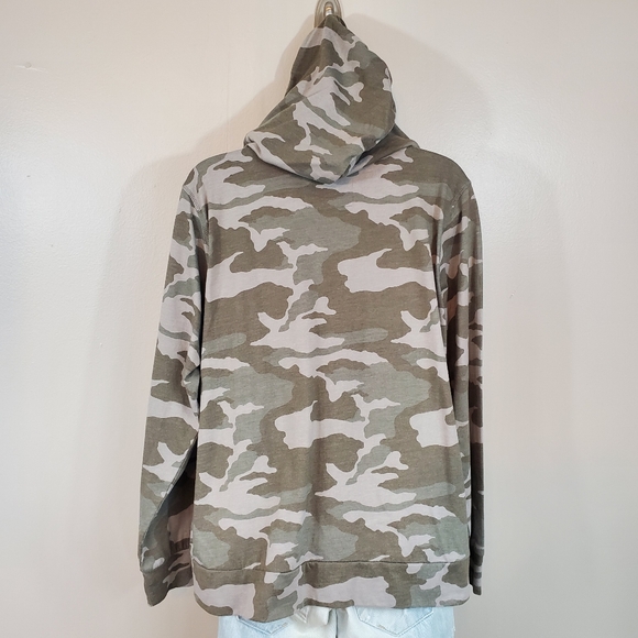 Sonoma Camouflage Cotton Lightweight Zip Up Hoodie - Picture 5 of 7